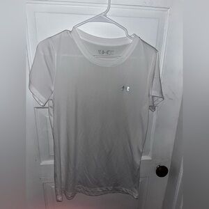 Under Armour Women's Crew Neck Performance Tech T-Shirt Large White